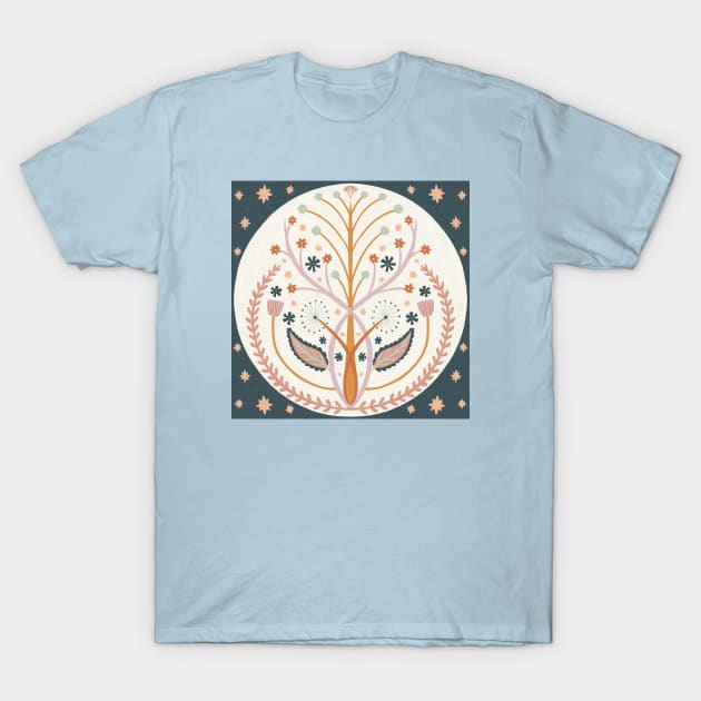 Blossoming T-Shirt by Happy Mouse Studio